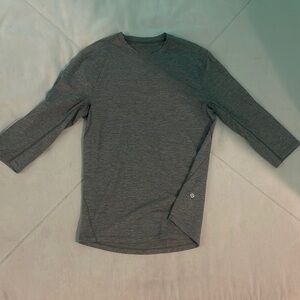 Lululemon 3/4 sleeve baseball style shirt